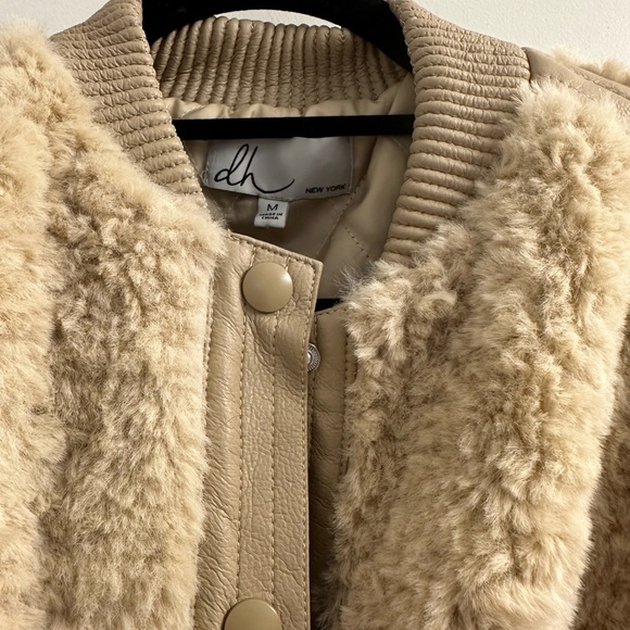 dh New York fuzzy bomber jacket - Picture 2 of 3
